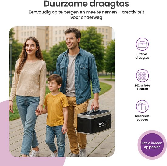 Gofun Twinmarkers 262 Stück - Erwachsene & Kinder - Marker - Alkoholmarker - Double Point - Marker