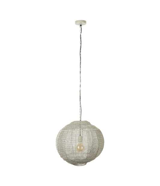 Dutchbone Meezan Pendelleuchte M - Ø 30 cm - Vintage-Stil - Grau