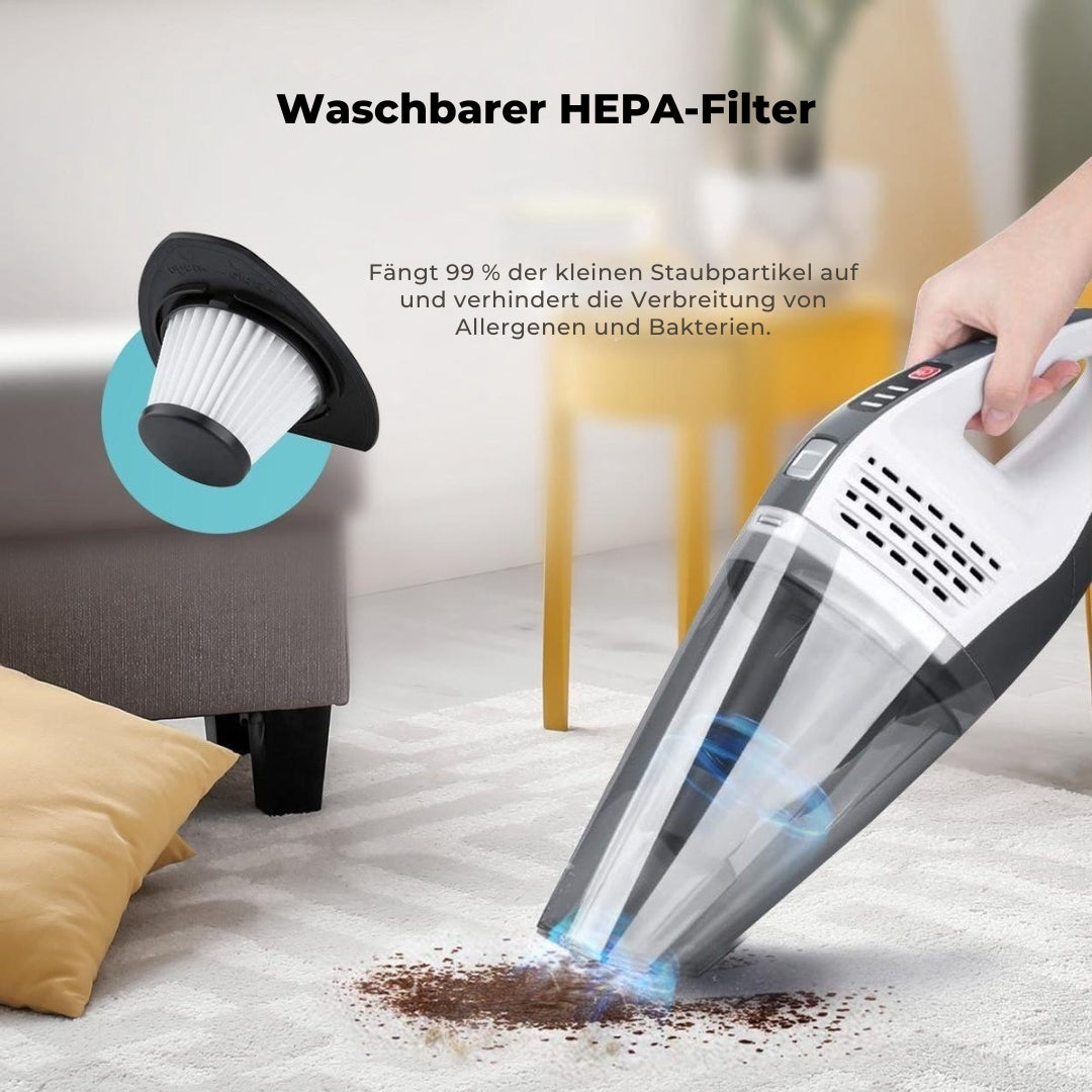 LifeGoods Handstaubsauger HEPA-Filter - 2 Stück - Für Handstaubsauger LG958