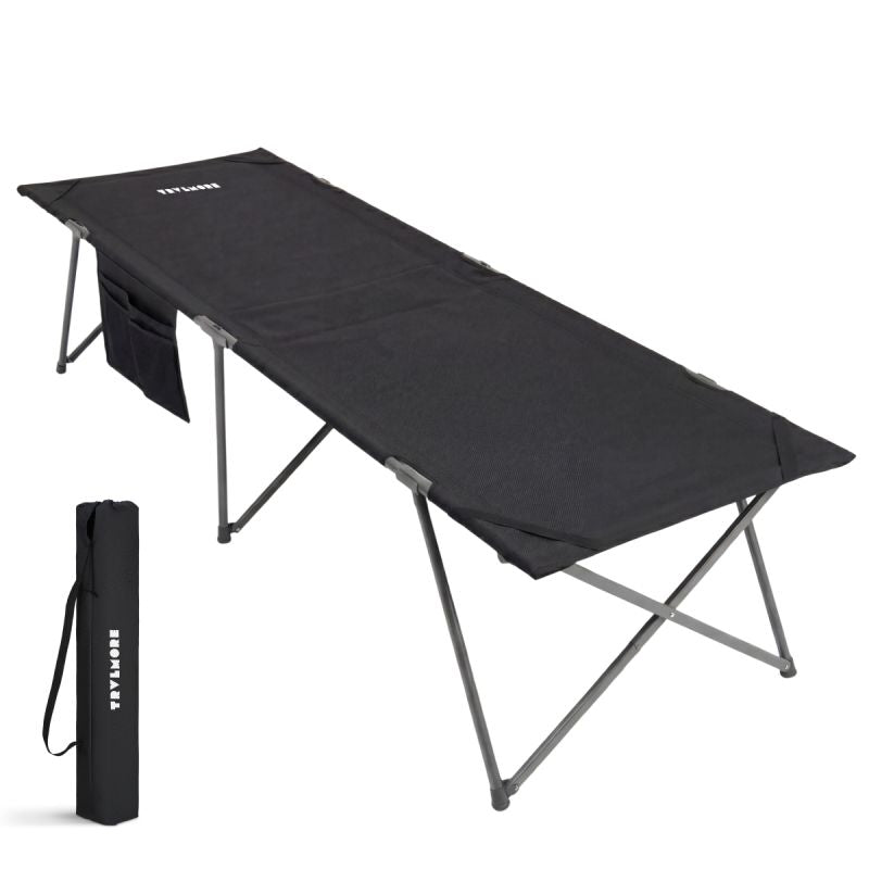 Trvlmore Feldbett - 213 x 79 x 50 cm - extra groß - faltbar - Campingbett