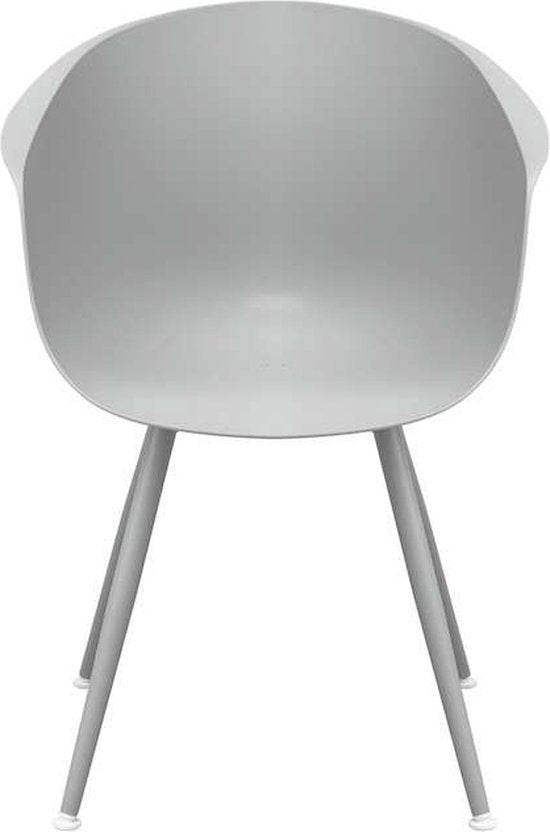 Feel Home - Luxuriöser Schalensitz für den Außenbereich - MOSS Grey - Set aus 2 Teilen
