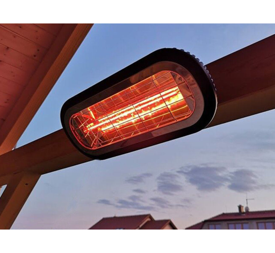 Kemper - Soleado Terrassen- und Balkonheizgerät - elektrisch - 2000W - hängend - IP65 - schwarz