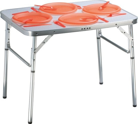 Camp Active Campingtisch - klappbar - 2 Höhen - 75 x 55 x 25-59 cm