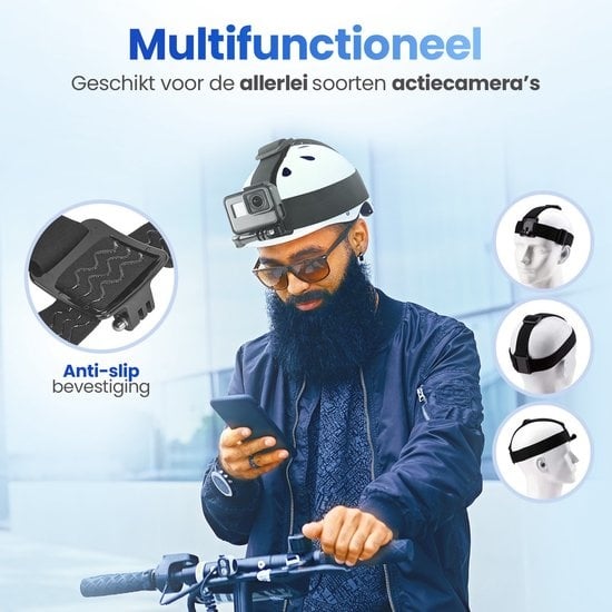GarpexÂ® Adjustable Head Strap - Universalhalterung für verschiedene Action-Kameras