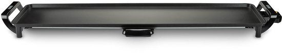 Bourgini Grillplatte XXL – Backblech – Grillgerät – 90 x 24 cm – Teppanyaki – 8–10 Personen – Antihaftbeschichtung – 2200 W
