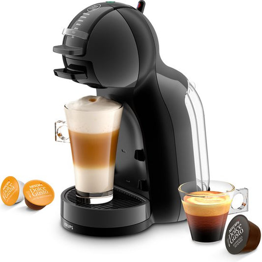 Krups NESCAFÉ Dolce Gusto Mini Me KP1238 – Kaffeekapselmaschine – Anthrazit – Automatische Abschaltung – Kompakt – Für Dolce Gusto-Kapseln