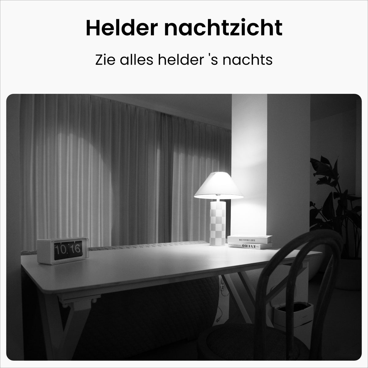 Reolink E321 WLAN-Kamera für den Innenbereich mit Schwenk- und Neigefunktion – 3 MP – weiß