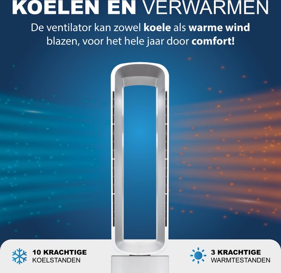 Aironex elektrische Heizung - Energieeffizient - Heizen und Kühlen - Design Ventilator - Luftkühler