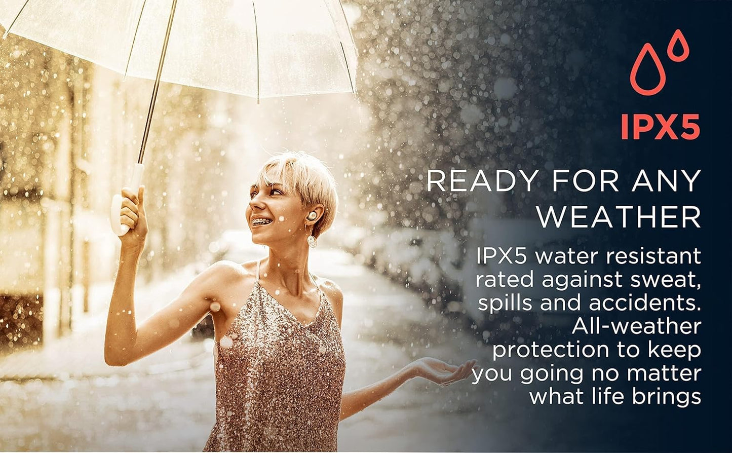 Motorola Sound Wireless earbuds - Moto Buds 250 - In-Ear - Qi-Technologie - wasser- und schweißfest - Touch- und Sprachsteuerung - 18 Stunden Spielzeit - schwarz, S/M/L