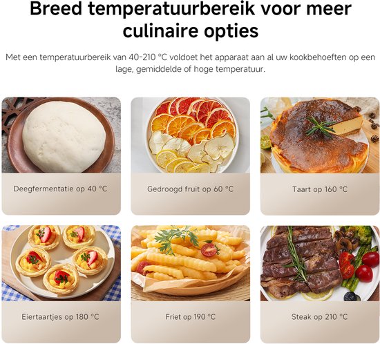 Xiaomi Heißluftfritteuse XL 6,5 l – 220 °C – Für 500 g Pommes – Schwarz