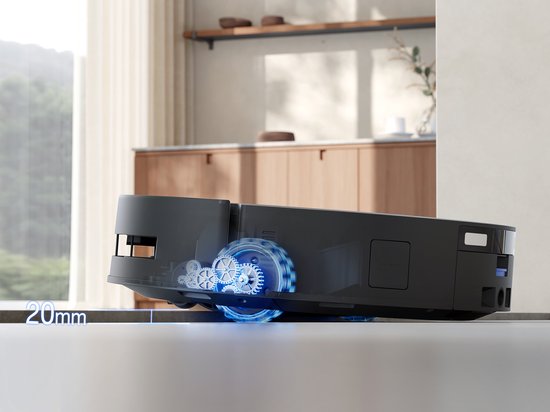 Ecovacs Deebot T80 Omni Wisch- und Staubsaugerroboter – Fortschrittliche Reinigung – Schwarz
