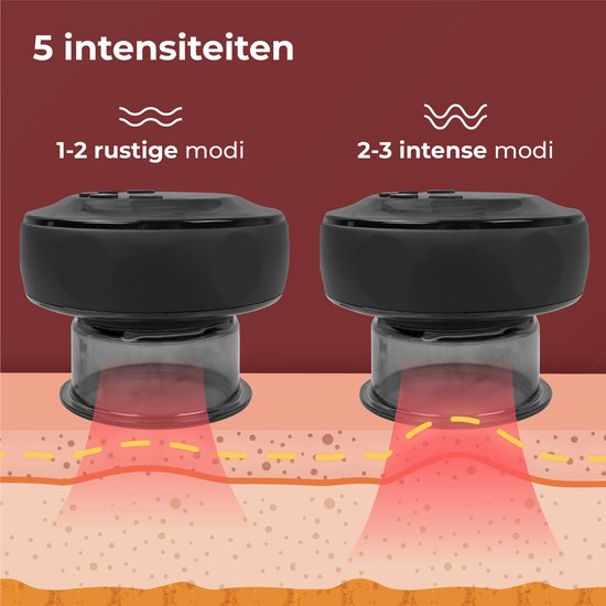 Nuvance - Schröpfkopf Pro - Smart Copper - Massagegerät - Elektrischer Massagebecher - Inkl. eBook - Schröpfkopfmassage-Set