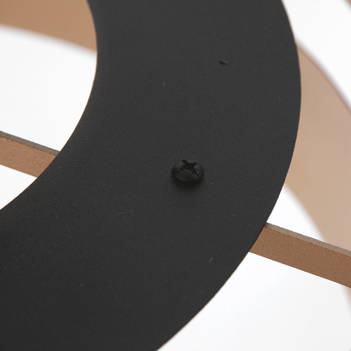 Anne Lighting Hängeleuchte Flinter - Ø50 cm - Metall - E27 - Schwarz