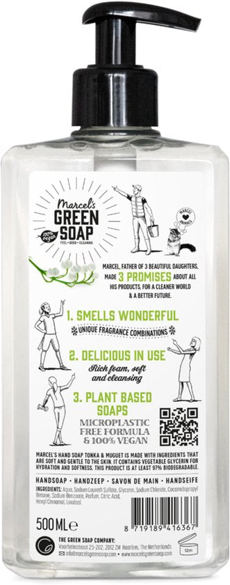 Marcel's Green Soap Handseife - Tonka & Muguet - 500 ml