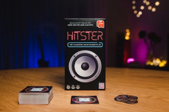 Jumbo Hitster Original – Niederländisches Partyspiel – Musikspiel – Aktionsspiel