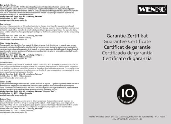 WENKO Turbo-Loc® Toilettenpapierhalter mit Klappe Orea Edelstahl schwarz matt – Toilettenpapierhalter – WC-Rollenhalter – Befestigung ohne Bohren – Selbstklebend – 10 Jahre Garantie