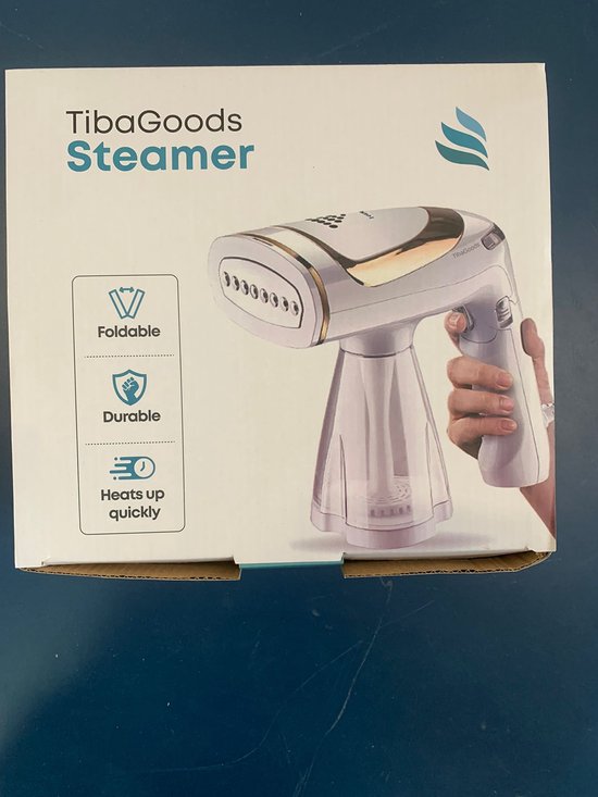TibaGoods Luxury Clothes Steamer - 1600w - 250ml - Weiß