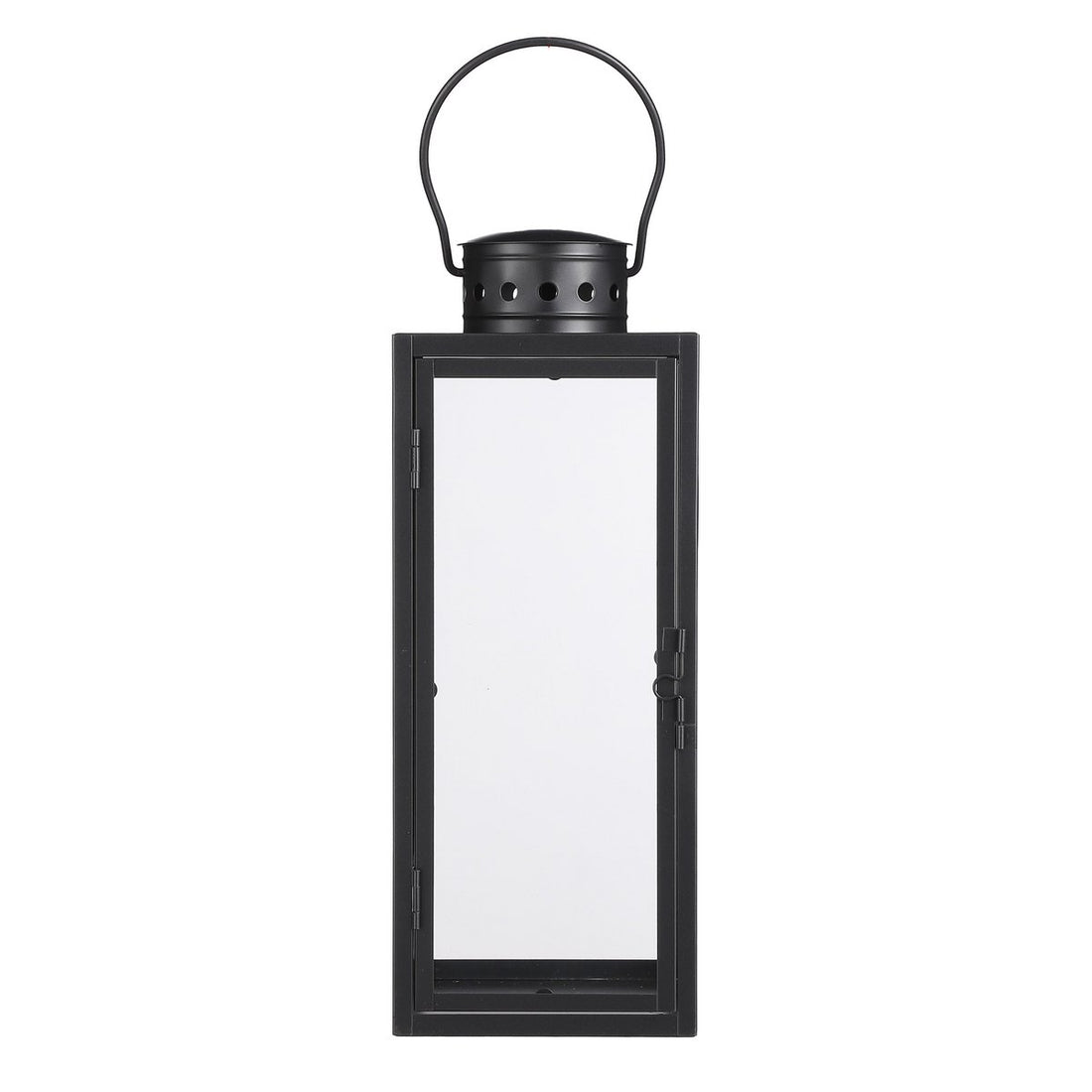Glimmer Dekorationen Laterne Arzilla Schwarz - L14 x B13 x H35 cm