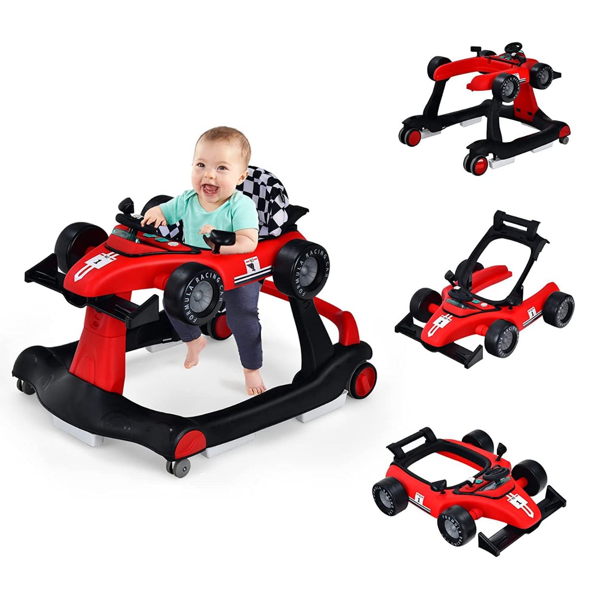 Küstenläufer - 4-in-1 - Max. 15 - Rot / Schwarz