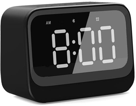 Denver Digitaler Wecker - Bluetooth-Lautsprecher - Doppelter Alarm - LCD-Anzeige - EC54B - Schwarz