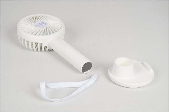 Bo-Camp – Handventilator – Mit Halterung – Wiederaufladbar