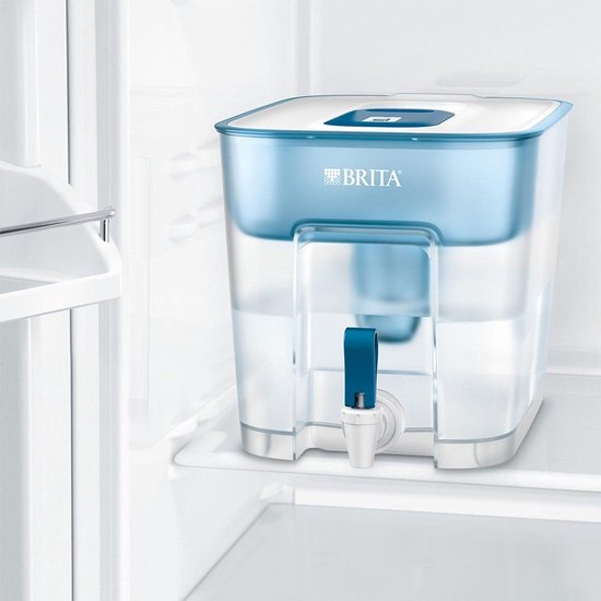 BRITA Flow Wasserspender – 8,2 l – Großes Fassungsvermögen speziell für Familien – Inkl. 1 MAXTRA PRO Pure Performance – Nachhaltig verpackt