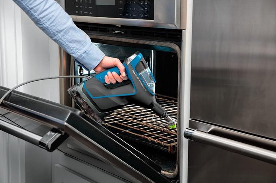 BISSELL PowerFresh Slim Steam Dampfreiniger 1500 W – 3-in-1-Dampfmopp – Multifunktionaler Handdampfreiniger u. a. für Bad und Küche – Mopp für Hart- und Holzböden – Leichtgewicht 1,9 kg – Inkl. 4 Aufsätze – 2234N