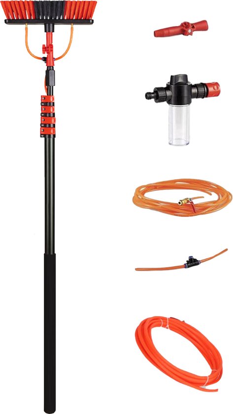 Shine Teleskop-Waschbürste / Einziehbare Wasserbürste - XXL 7 Meter