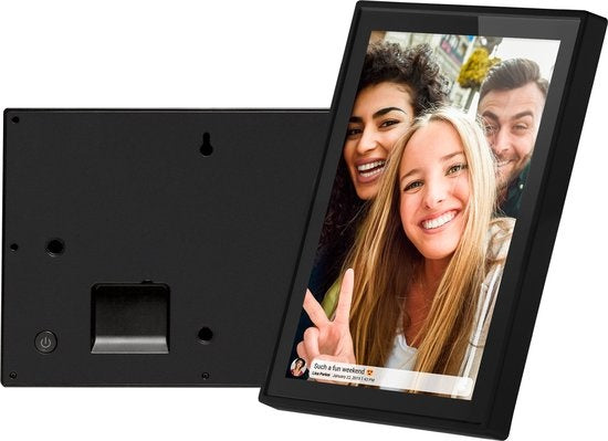 Denver Digitaler Fotorahmen - 10,1 Zoll - FLAT DESIGN - HD - Frameo App - WiFi - IPS Touchscreen - 16GB