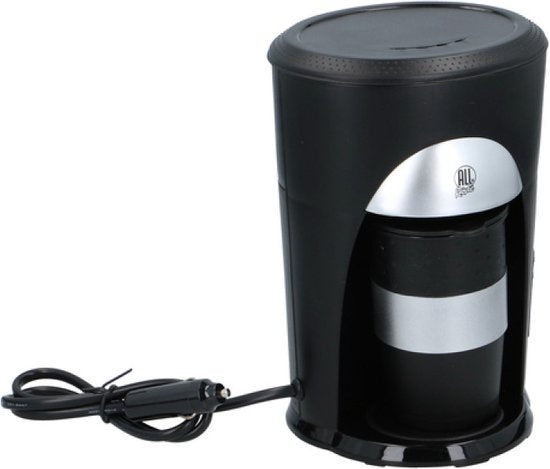 All Ride Kaffeemaschine für Auto - Pads - 12V - 1 Tasse - Schwarz