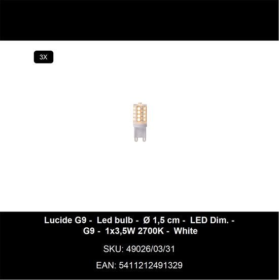Lucide SENTINO – Deckenleuchte – Ø 30 cm – 3xG9 – Taupe