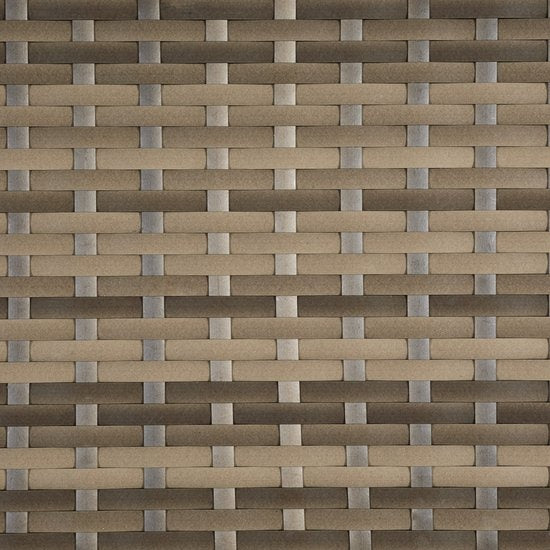 tectake - Geflecht-Sitzgruppe Garten-Set Lounge-Set Lucca - Sofa/2 Stühle/Tisch mit Glasplatte - naturfarben - 404916 - Poly-Rattan