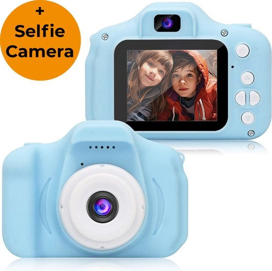 Denver Kinderkamera Full HD - Selfie-Kamera - 40MP - Digitalkamera Kinder - Foto und Video - Spiele - KCA1340 - Blau
