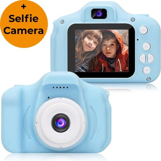 Denver Kinderkamera Full HD - Selfie-Kamera - 40MP - Digitalkamera Kinder - Foto und Video - Spiele - KCA1340 - Blau