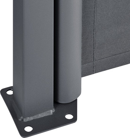 Windbreak versenkbar Dubai - 300 x 160 cm - Dunkelgrau