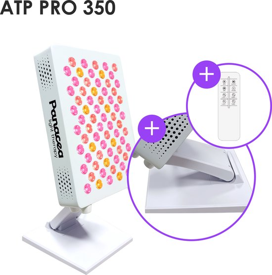 Panacea Rotlichttherapie-Panel – ATP Pro 350 – 31 x 19 x 4,5 cm – 350 W