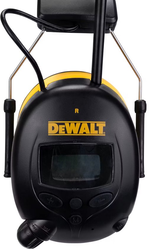 DeWalt DPG658-EU – Gehörschutz – FM – DAB+ – AUX – Akku – Elektronisches Display