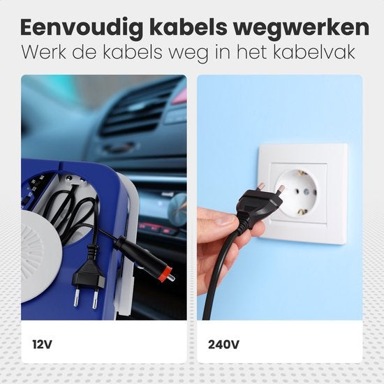 Auronic Electric Kühlbox - Kühlbox - 25L - 12V und 240V - Blau