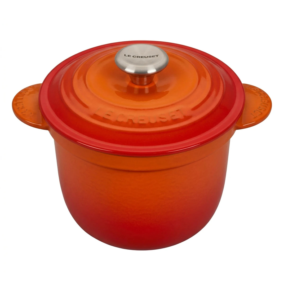 Le Creuset Cocotte Every Reistopf 18 cm – 2 l – Emailliertes Gusseisen – Orange-Rot