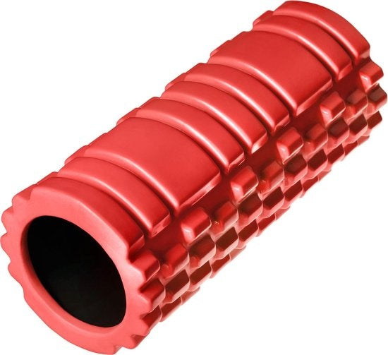 tectake - Yoga-Massagerolle Schaumstoffrolle rot - 402844