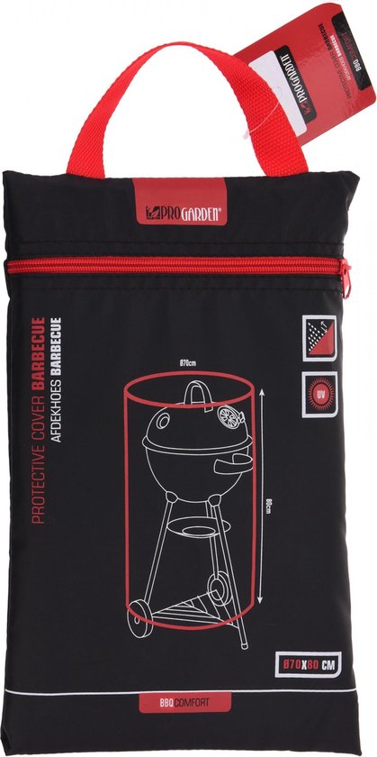 ProGarden Grillabdeckung, rund – 70 x 80 cm
