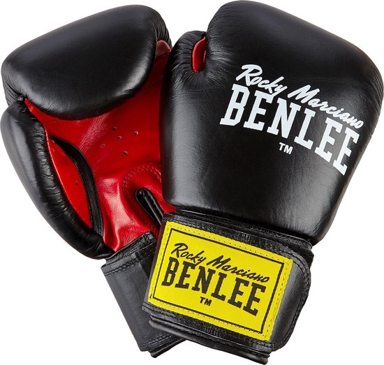 Benlee Kampfsporthandschuhe - Unisex - Leder - Schwarz/Weiß/Rot