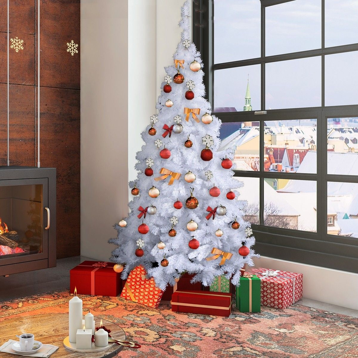 Künstlicher Weihnachtsbaum Coast - 180cm - 650 Zweige - Weiß