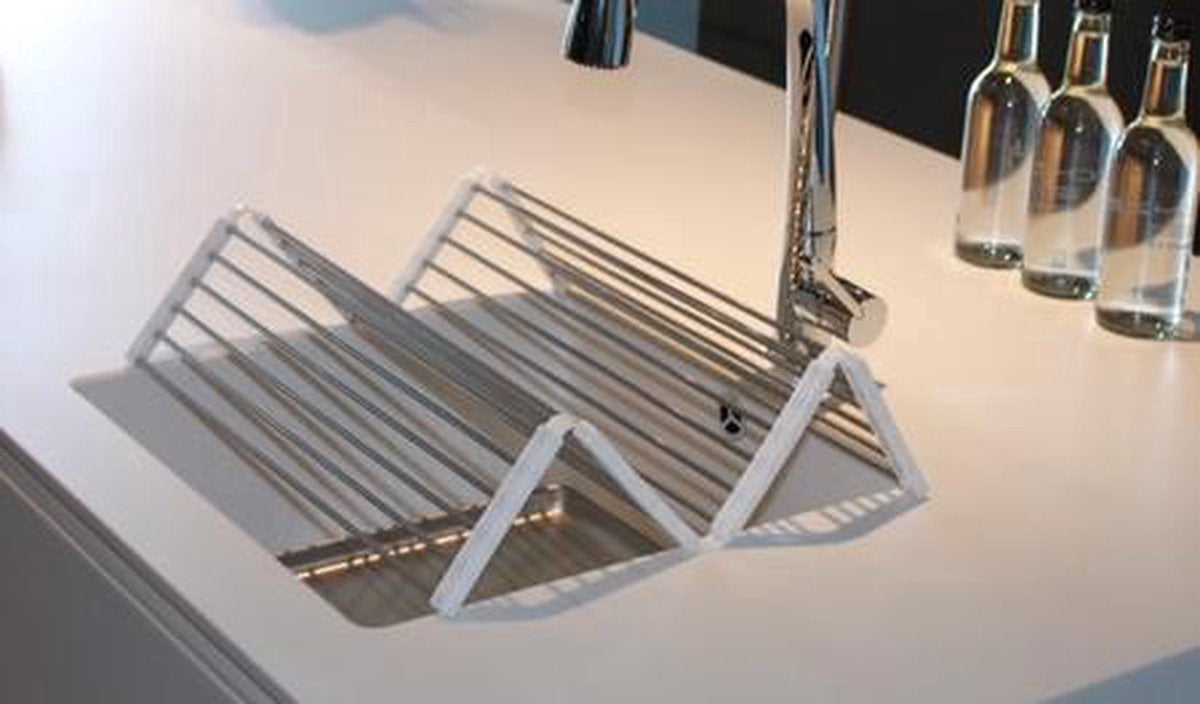 Abtropfgestell aus Edelstahl | Faltbares Abtropfgestell Copa Design | Topflappen | Topflappen | Pfannenhalter | Pfannenuntersetzer | Edelstahl