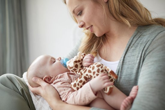 Philips Avent Kuschelschnuller - 0 bis 6 Monate - 1 Schnuller - Giraffe