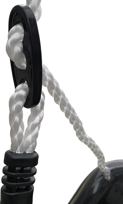 AXI Metall-Babyschaukel mit Sitz, anthrazit/creme – Freistehendes Schaukelset für drinnen und draußen