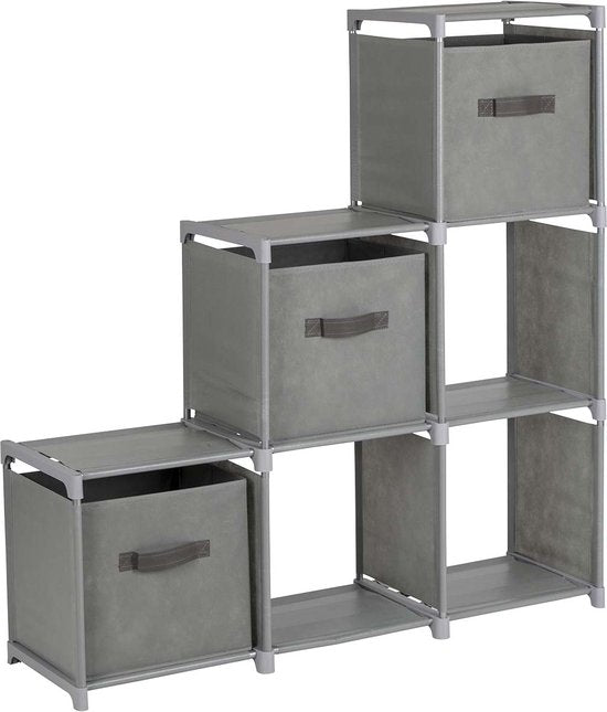 Bo-Camp - Fächerschrank - Mehrzweck - 6 Fächer