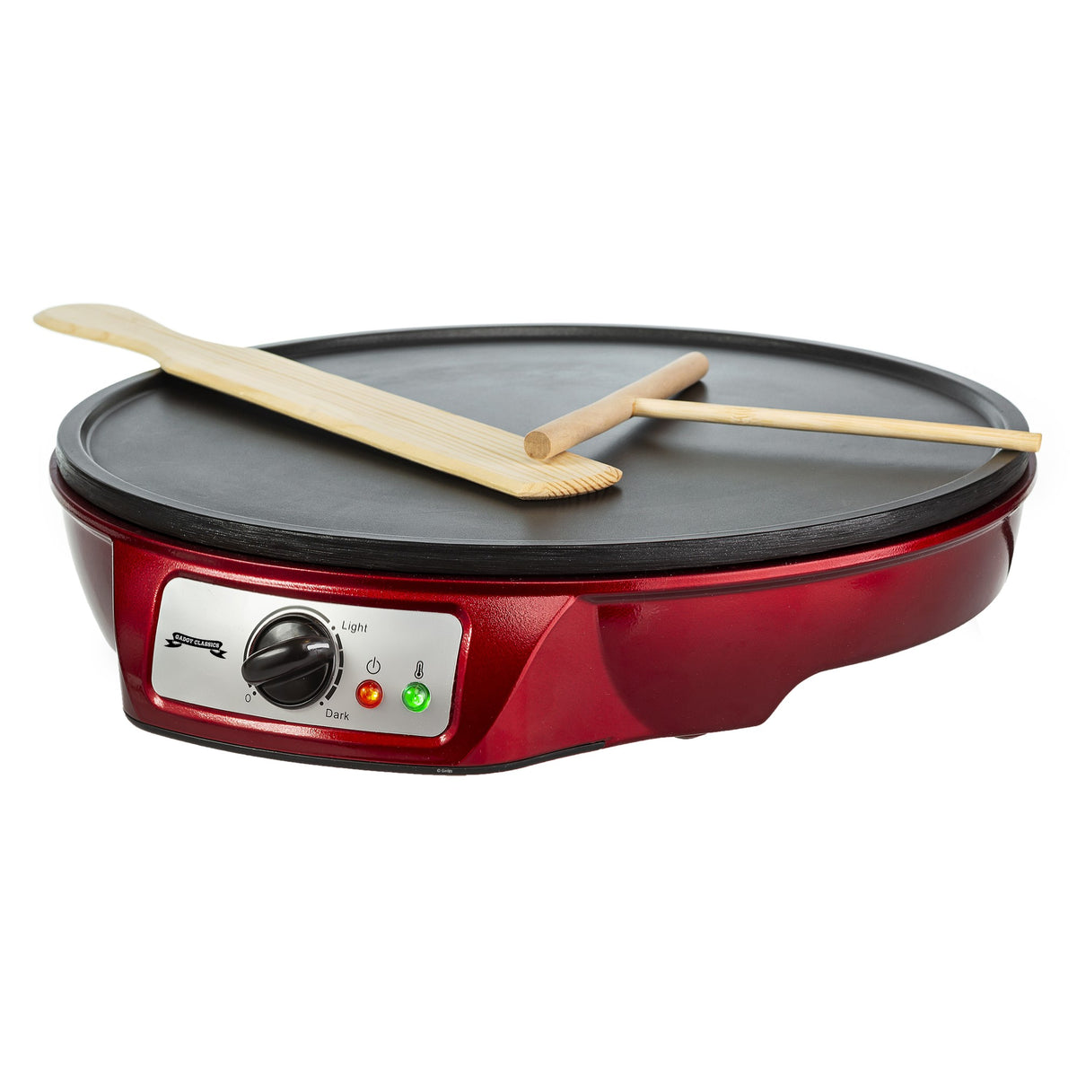Gadgy CrÃªpe-Maker - Einstellbarer Thermostat - Pfannkuchenmaschine - 1000W - Spatel und Teigteiler - Ã˜ 30 cm
