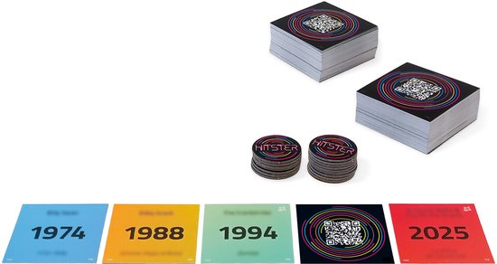Jumbo Hitster Original – Niederländisches Partyspiel – Musikspiel – Aktionsspiel