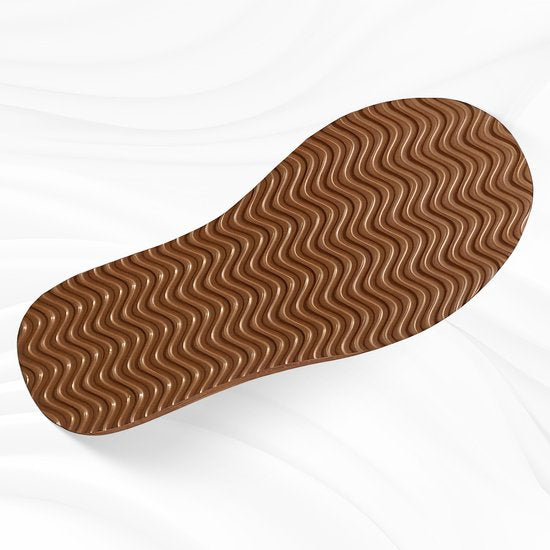 Hausschuhe für Damen – Pantoffeln – Größe 42/43 – Chestnut – Rutschfest – Comfeet